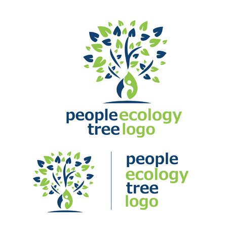 people ecology treeのイラスト素材