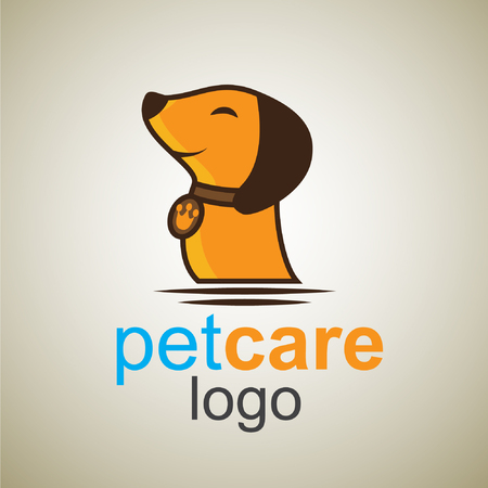 pet care  logo concept designed in a simple way so it can be use for multiple proposes like logo ,mark ,symbol or icon.のイラスト素材