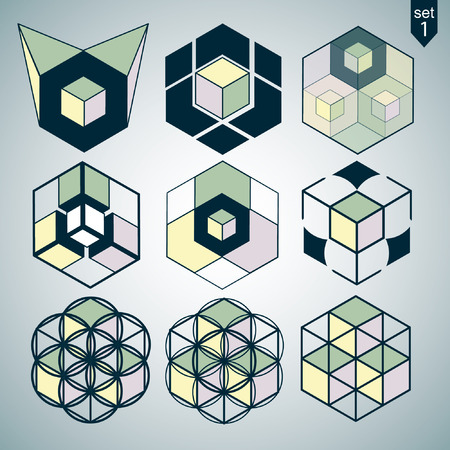 3d set 1のイラスト素材