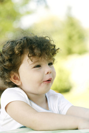 Cute little young girlの写真素材