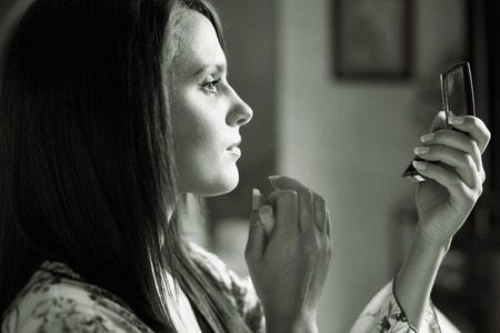 Woman making-up