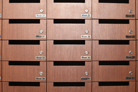 Individual mailboxesの写真素材