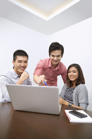 Business people having a discussionの写真素材