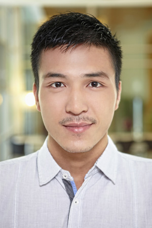 Businessman smiling at the cameraの写真素材