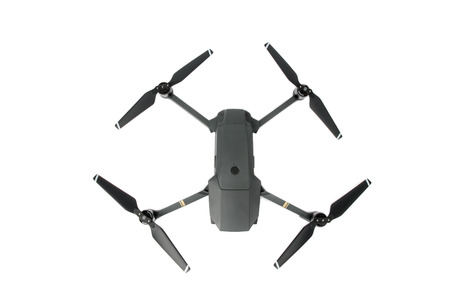 DJI Mavic Pro drone: Latvia JANUARY 20, 2017. Closeup,on white background. One of the most portable...