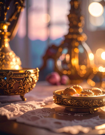 Rosh hashanah (jewish New Year holiday) concept. Traditional symbolsの素材