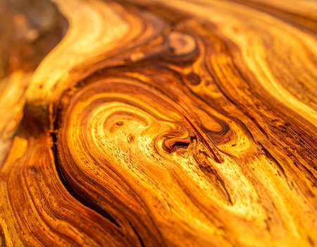 Wooden texture with natural patterns in the form of a wave.の素材