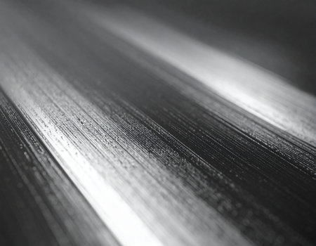 abstract black and white background with diagonal stripes, close-upの素材