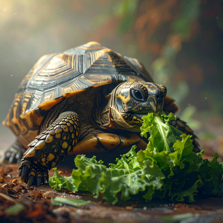 Close up of a green apple on a tree branch in the gardenの素材