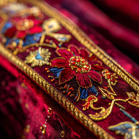 Details of the applications in Anatolia crafts, Silk scarves and carpetsの素材