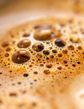 coffee foam macro close up background high quality fifty megapixelsの素材