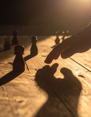 Chess board game concept of business ideas and competition and strategy ideas concepの素材