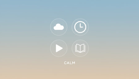 Illustration of Cloud Computing with Icons on gradient background. Vectorの素材