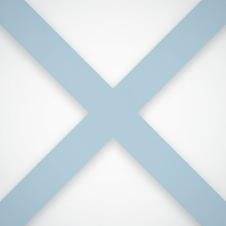 Blue cross on white background. Vector illustration. Eps 10 file.の素材