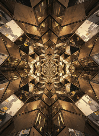 Kaleidoscope of color with beautiful ornamental - Thorough background summary - seamlessの素材