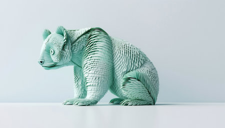 3d rendering of a green dinosaur figurine isolated on white backgroundの素材