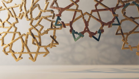 Abstract 3d rendering of DNA molecule. Science and medical background.の素材