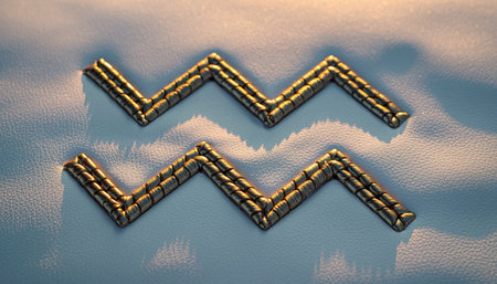 Luxury background made of leather. 3D render illustration.の素材