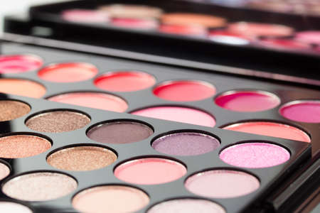 illustration and close-ups of makeup for womenの写真素材