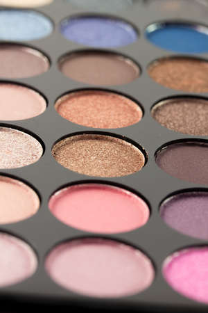 illustration and close-ups of makeup for womenの写真素材