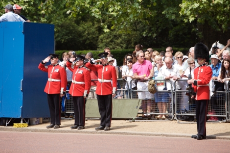 Trooping of the Color, London, 2006.のeditorial素材