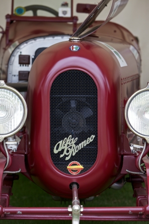 Red Antique Alfa at the Melbourne Grand Prixのeditorial素材