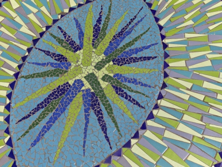 Decorative mosaic, design