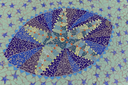 Decorative mosaic, designの写真素材