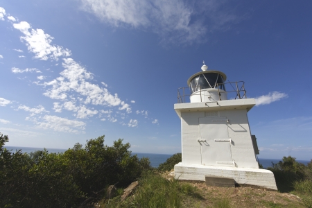 Round Hill Point Lighthouse Tasmania Australia Travel and Seasideの写真素材