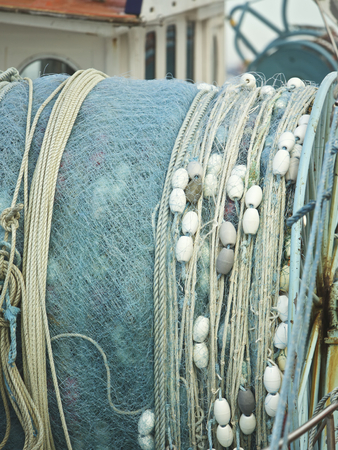 Fishing net on a boat
