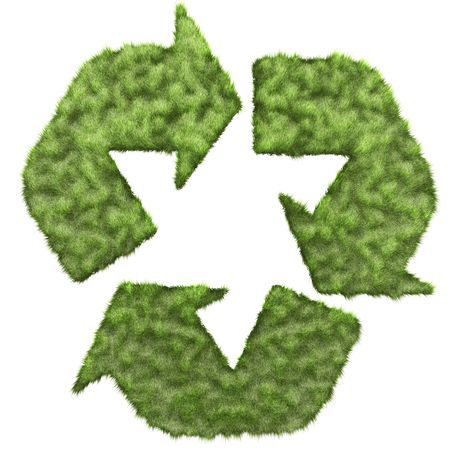 Recycling from Grassの写真素材