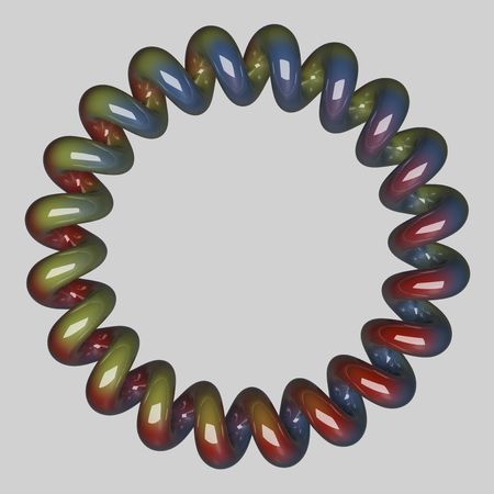 Colored Spiralの写真素材