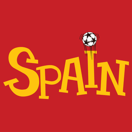 football, soccer, sports, spain, vectorsのイラスト素材
