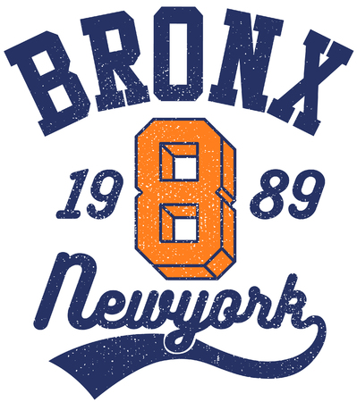 bronx, basketball, athletic, sports, varsityのイラスト素材