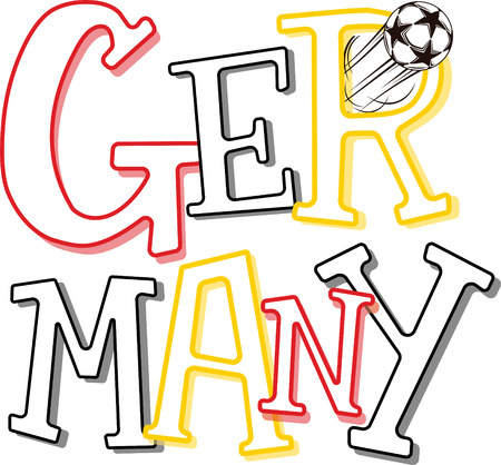 football, soccer, sports, athletics, vectors, germanyのイラスト素材