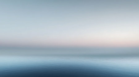 Calm water reflections serene horizon landscape photography tranquil environment wide angle view nature conceptの素材