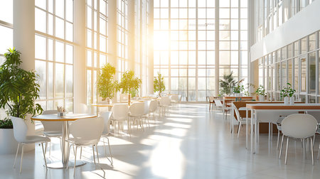 Experience a welcoming urban living room filled with sunlight showcasing modern decor and a cozy vibe.の素材