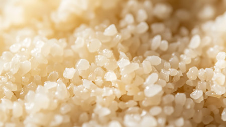 Explore the unique textures and uses of semolina in diverse recipes.の素材