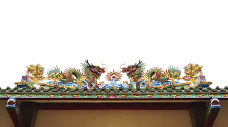 Dragon on the chinese の写真素材
