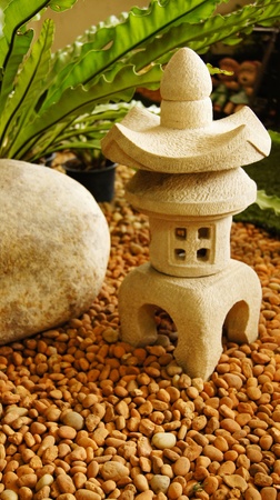 Beautiful rock garden の写真素材