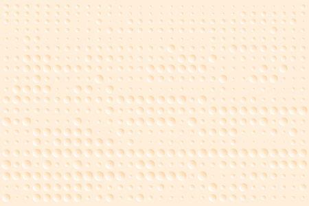 Abstract mini-hole surface texture in gradient orange and white round dots. Vector illustration, EPS10. Can be used as background, backdrop, image montage in graphic design, book cover, brochure, etcのイラスト素材