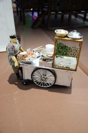 Toy model that mimics the culture of Thailand.の写真素材