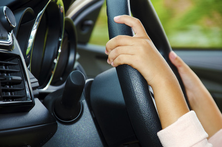 Hands of children are caught up in force  の写真素材