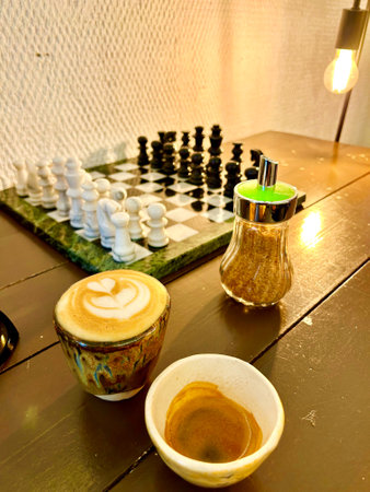 You never deny yourself a good coffee. High quality photoの写真素材