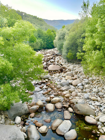 La Vera, Spanish region, province of Caceres, Extremadura. High quality photoの写真素材