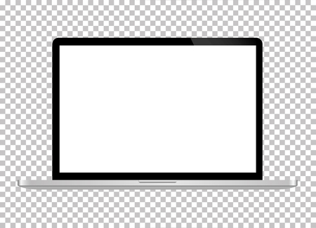 Notebook. Vector. Realistic isolated model - vector stock.のイラスト素材