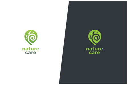 Spa Wellness Nature And Environment Vector Logo Concept Designのイラスト素材