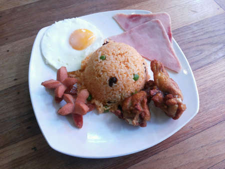 American fired riceの素材