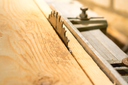 Photo of a saw close-up, for sawing woodの写真素材