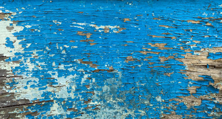 Texture of vintage doors painted with old paintの写真素材